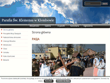 Tablet Screenshot of klembow.parafia.rel.pl